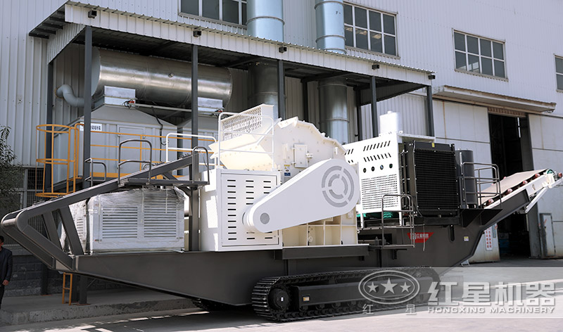 移動制砂機，石料加工成機制砂