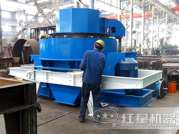 河南河卵石制砂機廠家車間一角 河南河卵石制砂機廠家車間一角