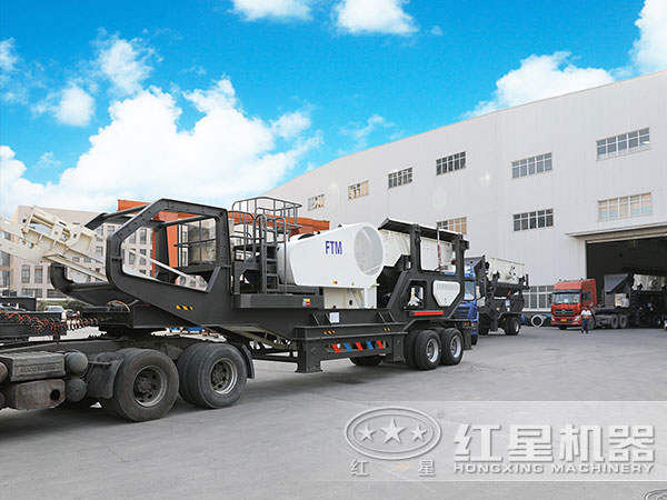 移動(dòng)式石子破碎機(jī) 移動(dòng)式石子破碎機(jī)