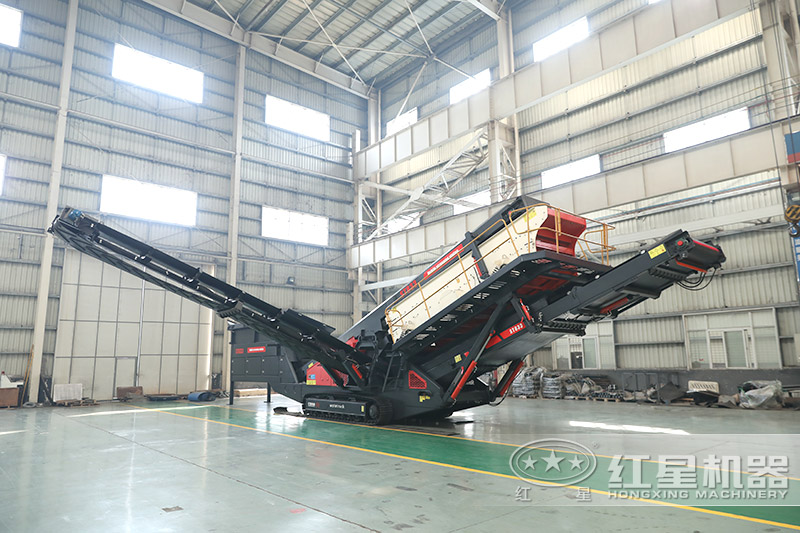 另外，紅星廠家還有履帶裝置的移動磕石機_小型碎石機