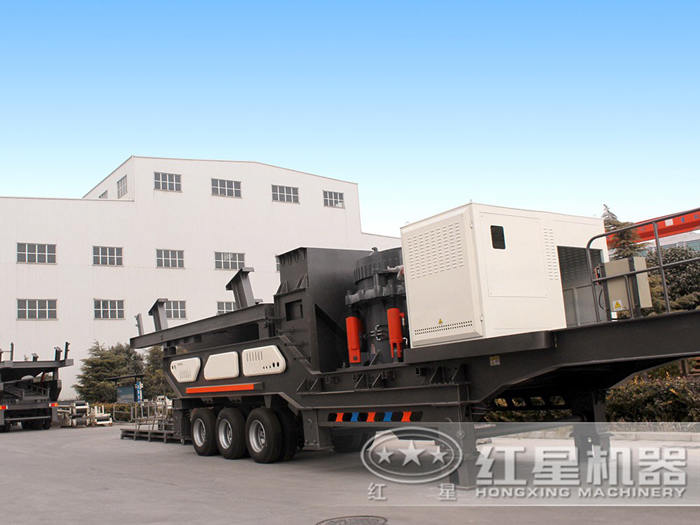 圓錐破碎機+移動破碎站 圓錐破碎機+移動破碎站