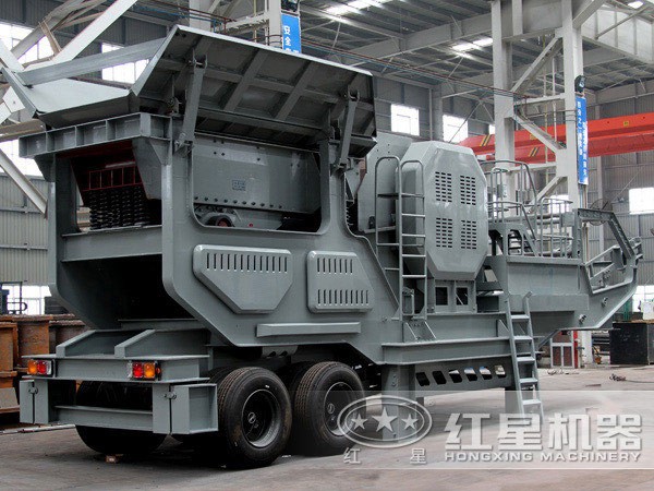 小型移動石子破碎機(安裝顎式破碎機) 小型移動石子破碎機(安裝顎式破碎機)