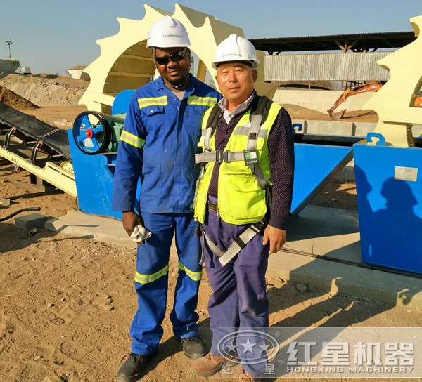 洗沙機(jī)現(xiàn)場(chǎng) 洗沙機(jī)現(xiàn)場(chǎng)