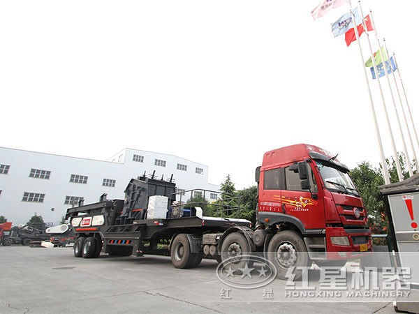 移動碎石機_磕石機可套上車頭開著走 移動碎石機_磕石機可套上車頭開著走