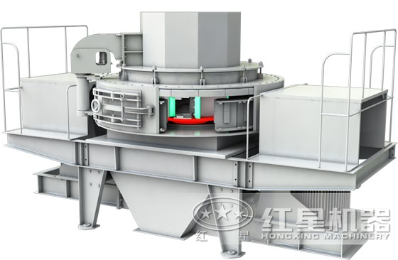 VSI破碎制砂機(jī)原理圖 VSI破碎制砂機(jī)原理圖