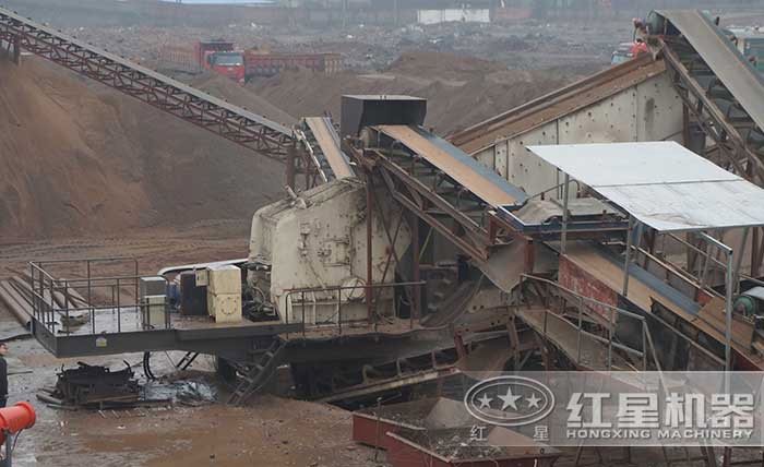 移動式建筑垃圾制砂現(xiàn)場 移動式建筑垃圾制砂現(xiàn)場