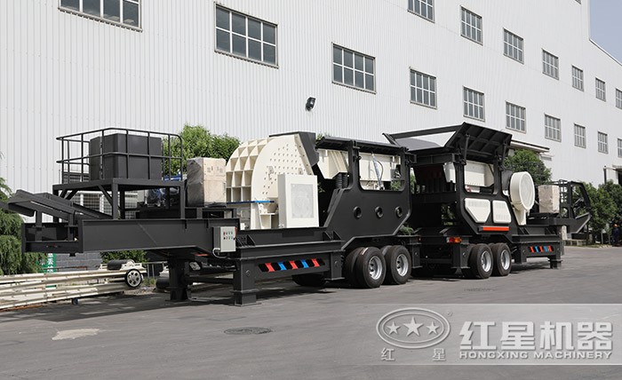 柴油機石子破碎機——輪胎式 柴油機石子破碎機——輪胎式