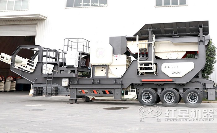 搭載顎式破碎機車載粉石機 搭載顎式破碎機車載粉石機