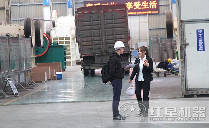 用戶到廠實地參觀，選型