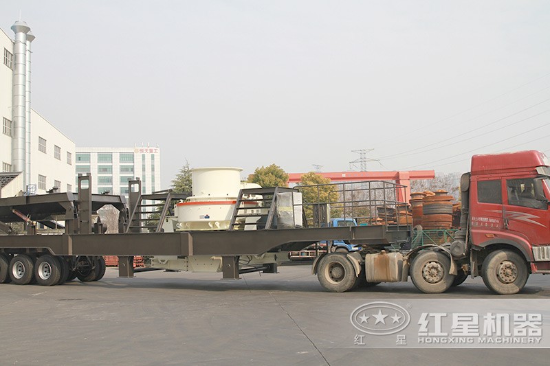 移動式建筑垃圾制沙機發(fā)貨 移動式建筑垃圾制沙機發(fā)貨