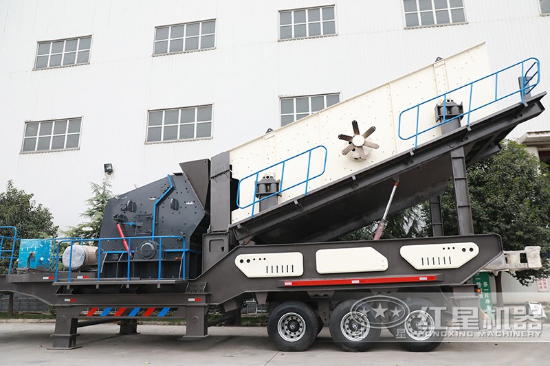 移動式建筑垃圾破碎機破碎篩分一體化作業(yè)模式 移動式建筑垃圾破碎機破碎篩分一體化作業(yè)模式