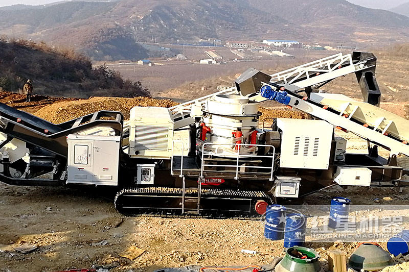 一小時50T的小型履帶破碎機 一小時50T的小型履帶破碎機
