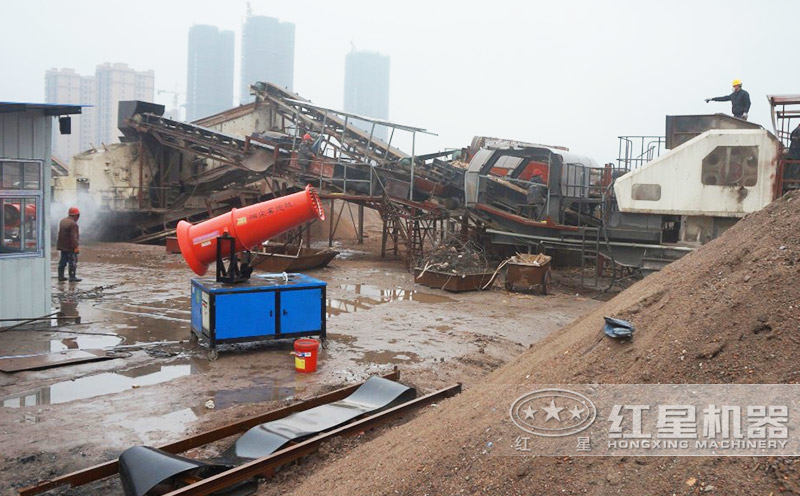 湖南環(huán)保型建筑垃圾制沙現(xiàn)場 湖南環(huán)保型建筑垃圾制沙現(xiàn)場