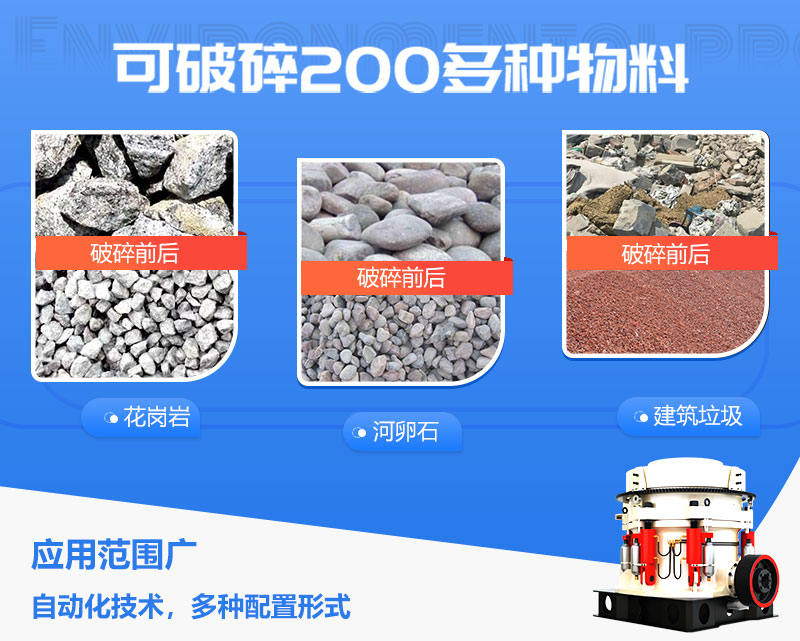 圓錐碎石機應用領域廣 圓錐碎石機應用領域廣