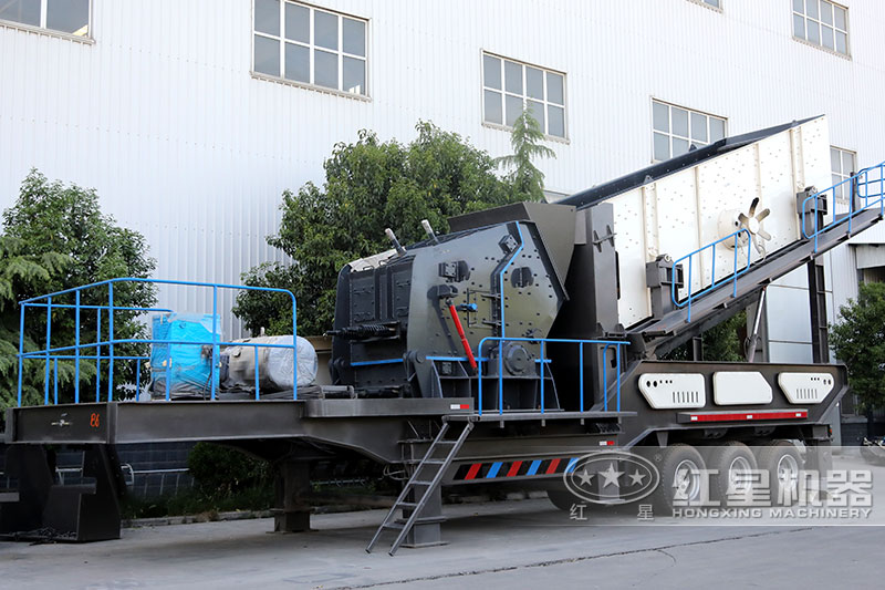 移動式砂石粉碎機 移動式砂石粉碎機