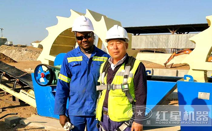 紅星洗石機(jī)客戶現(xiàn)場 紅星洗石機(jī)客戶現(xiàn)場