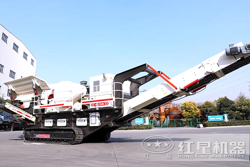大型移動式破碎石子機 大型移動式破碎石子機