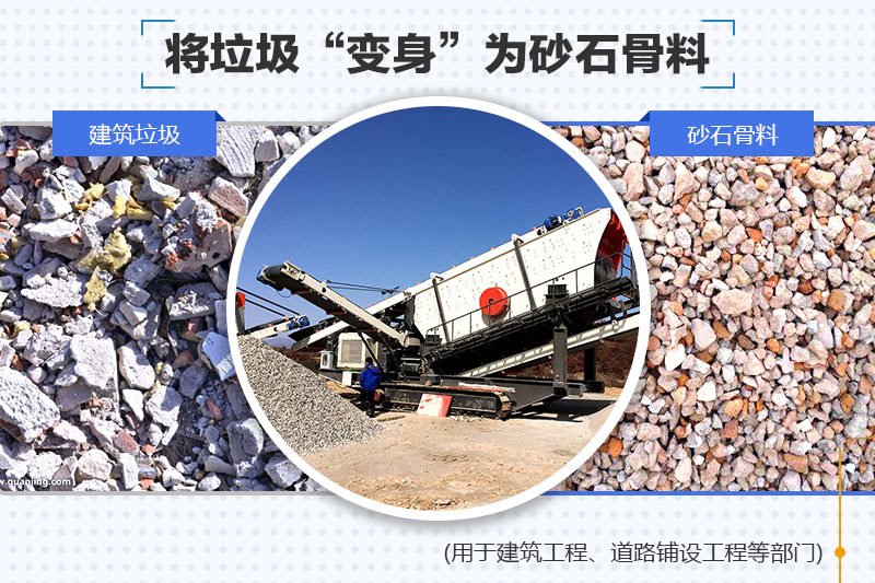 環(huán)保型建筑垃圾破碎機現(xiàn)場破碎成砂石骨料 環(huán)保型建筑垃圾破碎機現(xiàn)場破碎成砂石骨料
