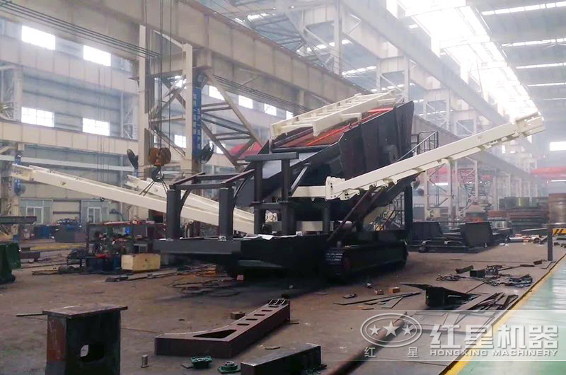 建筑垃圾粉碎機(jī)加工車間-半成品圖 建筑垃圾粉碎機(jī)加工車間-半成品圖