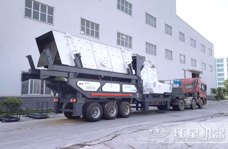 輪胎移動破碎機 輪胎移動破碎機