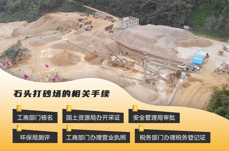 機(jī)制砂手續(xù)辦理流程 機(jī)制砂手續(xù)辦理流程