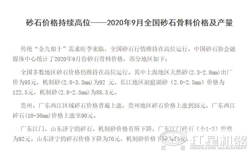 石子廠現(xiàn)在的行情怎么樣？石子破碎機(jī)整套設(shè)備有哪些？