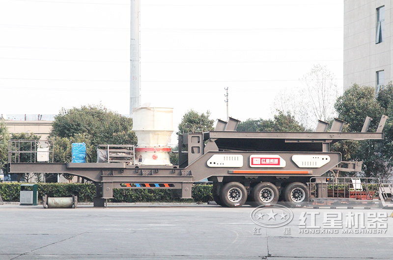 圓錐破移動石料破碎機，耐磨件壽命延長2-3倍