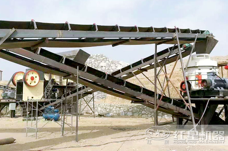大石頭破碎現場 大石頭破碎現場