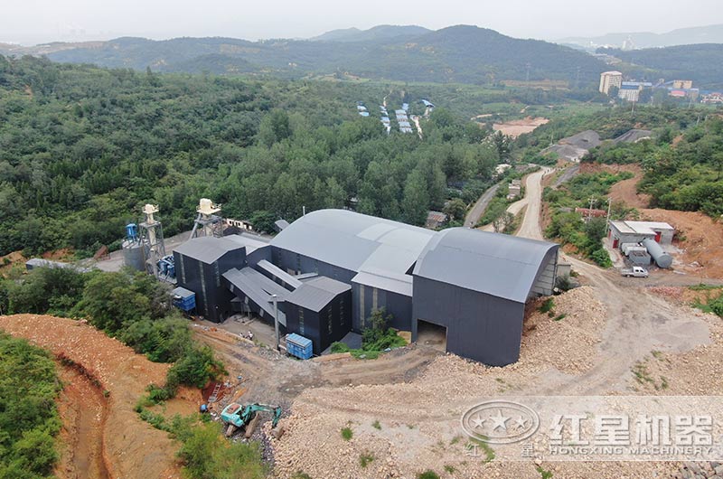 環(huán)保砂石料廠全景 環(huán)保砂石料廠全景