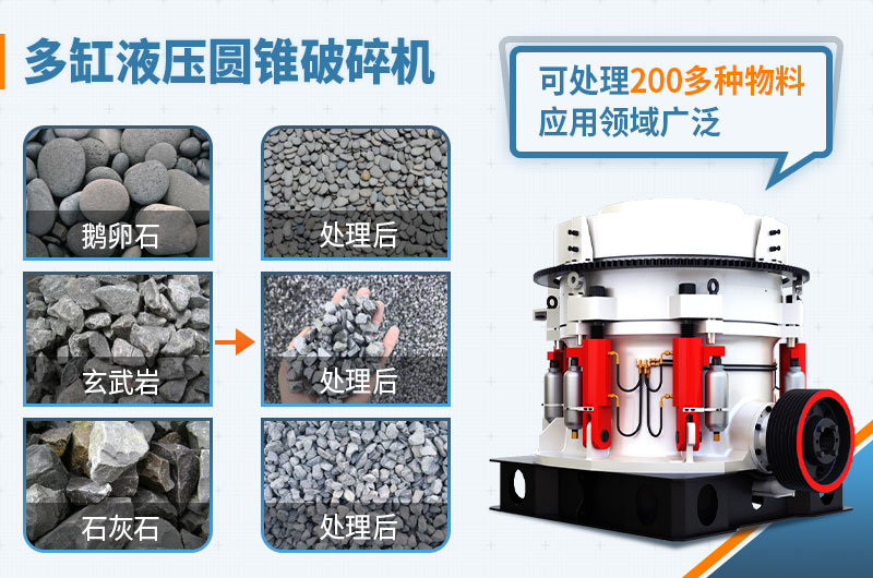 河卵石多缸液壓圓錐破碎機應用 河卵石多缸液壓圓錐破碎機應用