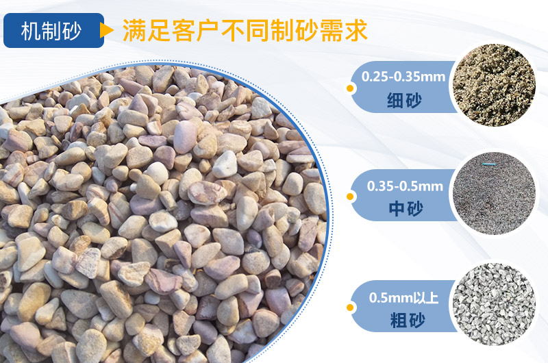 鵝卵石制成沙子成品 鵝卵石制成沙子成品