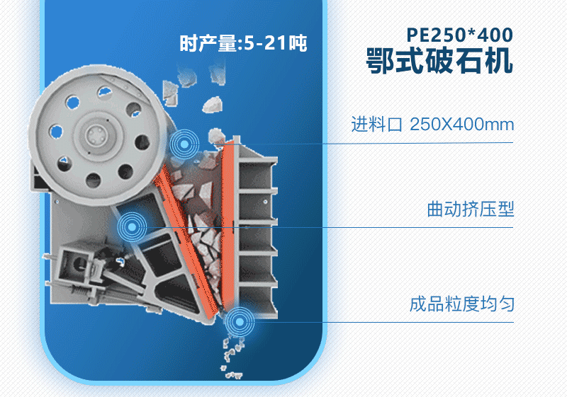 400鄂式破碎機作業(yè)原理實拍 400鄂式破碎機作業(yè)原理實拍